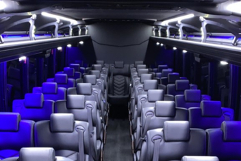North Miami Charter Bus Interior