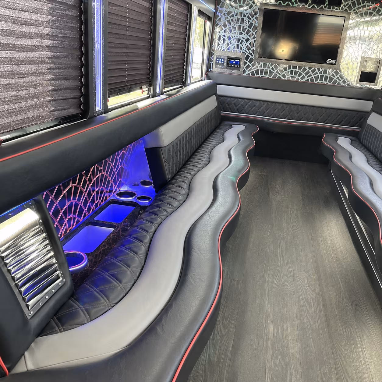 party buses that make the ride to prom the best part of the night